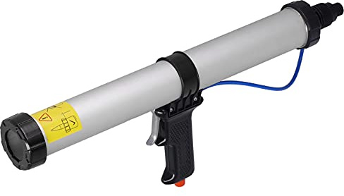 Pistola de Calafateo Neumático Duradera con Aplicaciones de Aleación de Aluminio de Agarre Ergonómico 600 Ml para Uso Industrial en Barcos Controles Construcción