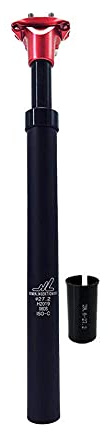 Tige de selle à suspension noire et rouge 27,2/28,6/30,0/30,4/30,9/31,6/33,9 x 350 mm Tige de selle (33,9 x 350 mm)
