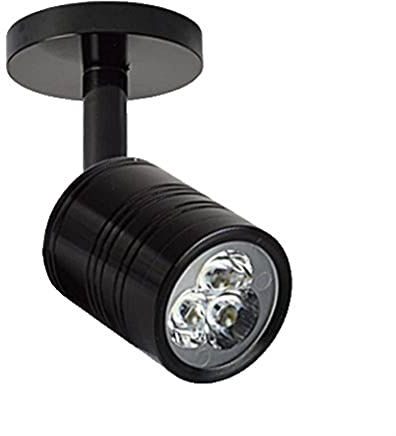 OZZKI Recessed Surface Mounted Spotlights.led Ceiling Light Single Lamp Ceiling Nordic Living Room Display Cabinet Counter Track Light Background Wall Light 5W Integrated