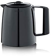 Severin TK 5581 Jarra termo con tapa de goteo, aprox. 1 litro, para cafeteras KA 9315, KA 9306, KA 9307, KA 9308, KA 5829, KA 9250, KA 9251, KA 9252, KA 9253, color Negro