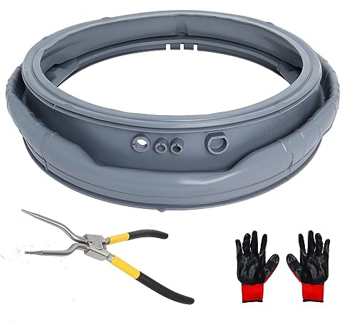 WM3470HVA, WM3570HVA Washer Door Boot Seal Gasket Compatible with LG Kenmore Washer WM3570HWA, WM3770HWA WM3470HWA, WM3575CW, MDS47123605 Door Boot Rubber Seal