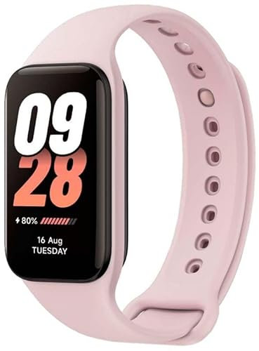 Mi Smart Band 8 Active, Monitoraggio della Frequenza Cardiaca, Monitoraggio del Sonno, 50+ Modalità Sportive, Fino a 14 Giorni di Autonomia, Rosa
