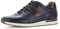 Pius Gabor Herren Sneaker Low,Halbschuhe,zertifiziertes Leder,Wechselfußbett,Superflex Sohle,Kork-Zwischensohle,Denim/Mocca/Cognac,45 EU / 10.5 UK