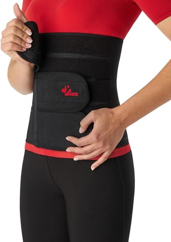 MEK Medizinische Bauchbandage nach OP & bei Bauchwandbruch | CE-Zertifiziertes Medizinprodukt mit 3-Panel-Design | Stützender Bauchgurt, Atmungsaktiv (2XL 110-120 cm)