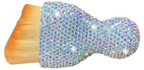 TOPPERFUN Auto Reinigungsbürste Auto Autobürste Bling Bürste Auto Staubbürste Strass Autozubehör Autobürste Auto Innenraum Staubbürste Auto Staubbürste Ton