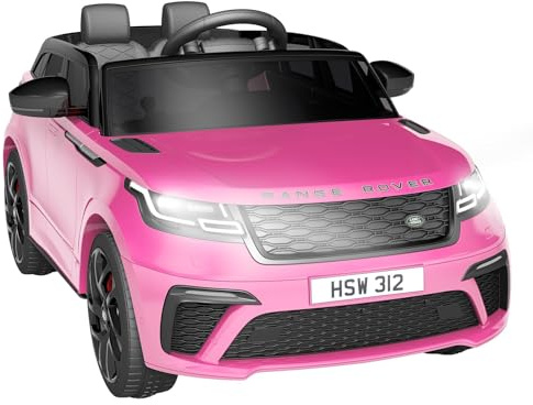 Land Rover - Coche eléctrico para niños, licencia de 12 V, con mando a distancia, 1 asiento + MP3, 4 amortiguadores, arranque suave, seguridad certificada (3 – 8 años)