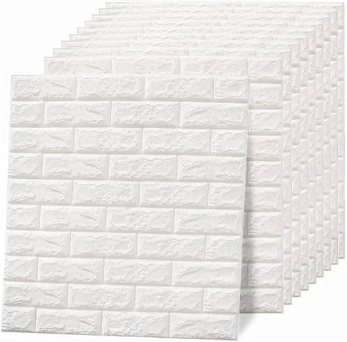 SALALIS 40 Piezas Papel Pintado Pared, Paneles Decorativos 3D, 35x38cm, Panel Decorativos para Pared, Revestimiento Pared Exterior Panel PVC Exterior Papel Pared Autoadhesivo