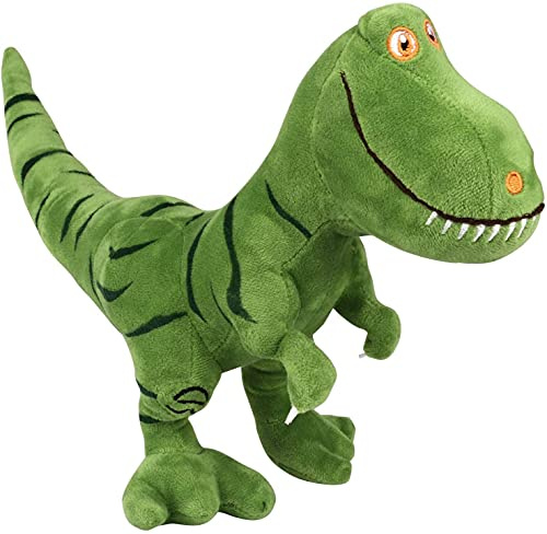 Voarge Peluche de Dinosaurio T-Rex Tyrannosaurus - Regalo de Cumpleaños, Juguete de Peluche Suave, Figura de Animal - 40 cm, Verde