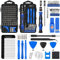 VMAN 145 in 1 Feinmechaniker Werkzeug Set, Feinmechaniker Schraubendreher Set, Handy Reparatur Werkzeug Set mit 10 Schraubenausdreher Bits für PC Computer iPhone Laptop Tablet PS5 Xbox Kamera Brillen