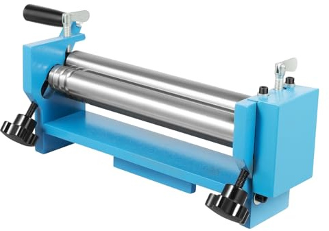 QIERF 3 rulli piegatrice rotonda manuale piegatrice rotonda larghezza piastra di rotolamento fino a 300 mm per piastre in acciaio, piastre di rame, piastre in alluminio