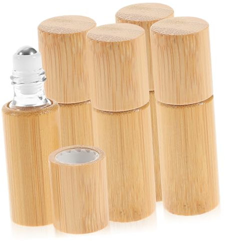 BESTYASH 5pièces Flacons Roll Pour Parfum Et Huiles Essentielles Bouteilles Rechargeables