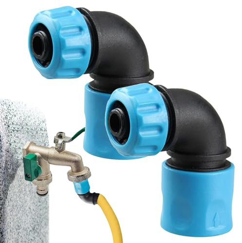 Raccordo Per Tubo Da Giardino - Attacchi Per Tubo Da Giardino | Splitter A Doppia Uscita Con Curva A 90 Gradi Per Esterno Campeggio Giardinaggio Antincendio