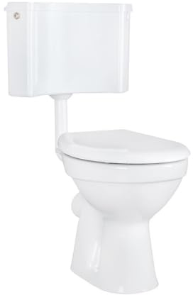 Belvit Ensemble WC Taharet - Raccordement mural avec fonction bidet, siège Softclose et réservoir d'angle AP2001