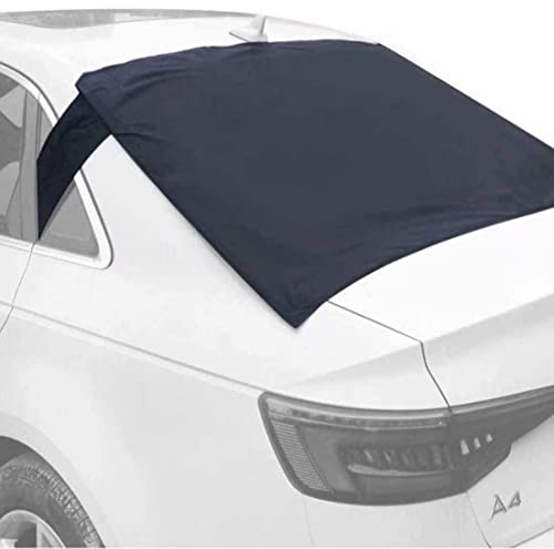 Cubierta para nieve para parabrisas, cubierta para ventana trasera de automóvil, ventana trasera, fijación plegable para parabrisas contra nieve, hielo, escarcha, polvo, radiación UV y sol, parabrisa