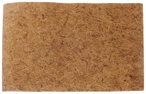 DOITOOL Alfombra para Reptiles de Fibra Natural, Sustrato Térmico Antideslizante, Tamaño 60x40x1 Cm, para Terrario de Tortugas, Lagartos y Geckos, Accesorio Adecuado para Jaulas