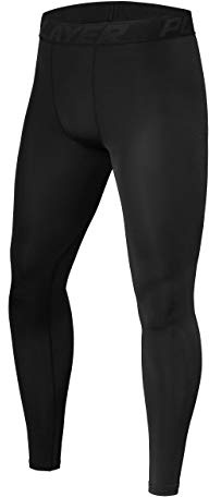 PowerLayer Herr Compression Baslager tights för träning - Svart, M