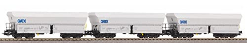 Piko H0 58254 Set de 3 Wagons de Marchandises en Vrac H0 Falns de la GATX