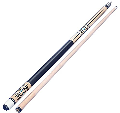 Biljardkö 58 Tums Pool Cue, 1/2 Gemensam Handgjord Snooker Lönn Trä Pool Cue Med 11mm / 13mm Tips, Mycket Trevligt Grepp(Color:C-11MM)