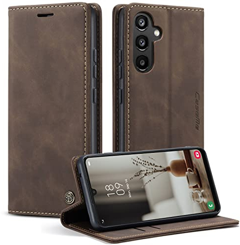 KZB Cover Libro per Samsung Galaxy A34 5G, Portafoglio Magnetica in Pelle