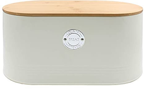 Lesser & Pavey Cream Badge Bread Bin