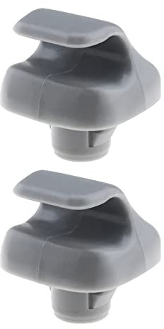 YINETTECH 2 Piezas Clips de Repuesto para Visera Solar 88217S04003ZA Compatible con Honda Accord/Civic/CR-V/Odyssey/Ridgeline Soporte de Visera Gris