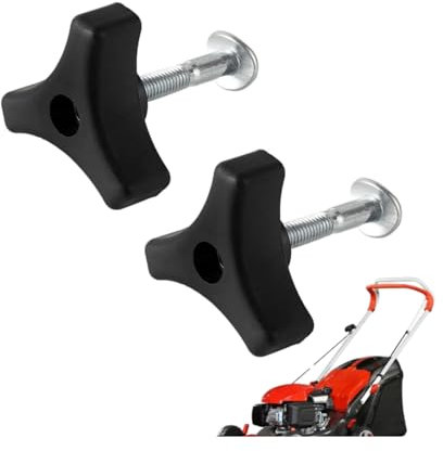 Bullone di Ricambio Triangolare per Tosaerba Maniglia Barra, Dadi e Bulloni Maniglia Universali, Pezzi di Triangolare Manopola Vite Dado Compatibile con Honda e Maggior Parte delle Macchine, 2 Pezzi