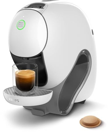 NESCAFÉ DOLCE GUSTO Neo Coffee – Kaffeemaschine Krups für kompostierbare Kaffeepads – patentierte SmartBrew-Technologie 3-in-1 – angeschlossene Kaffeemaschine – Schwarze Kaffee, KP830110