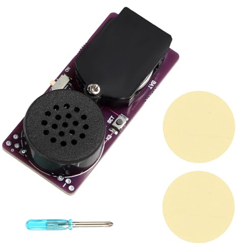 BTFO Farceur Sonore Chèvre Qui Crie, Appareil Sons Cachés avec 16 Bruits Drôles Générateur Bruit Cricket pour Adultes & Enfants Maison École Fêtes (Violet)