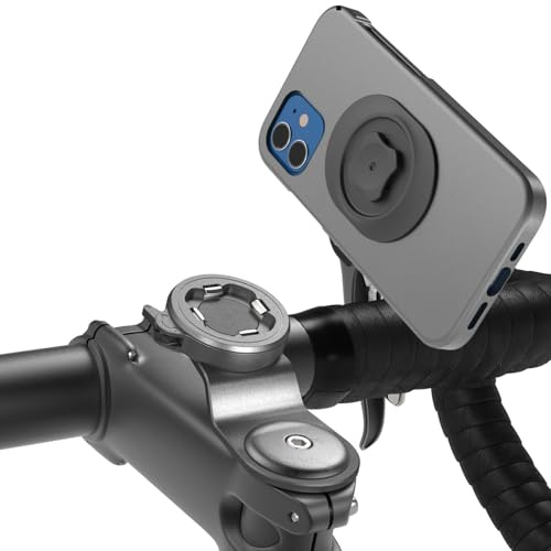 SINCETOP MOUNT Porta Cellulare Bici da Corsa - Supporto Telefono Bici in Alu Leggero e Stabile, Stacco Rapido Portacellulare Bicicletta Manubrio, Portatelefono E-bike/MTB/Gravel per Smartphone 4-7.5