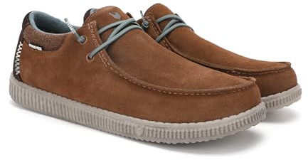 Pitas | WP150 Sam | Mocassins pour Homme | Chaussures Bateau pour l'hiver | Baskets d'hiver | Sneakers | Botte d'hiver | Chaussure sans Lacets | Chaussure Walkinpitas | Camel 42