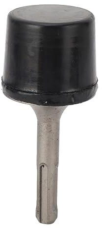RASTKY Rubber Round Shank Power Hammer for Electric Drill, Tile Laying Tool with Soft Texture for Home Improvement 40CR Material