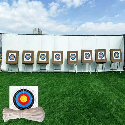Archery Ranges Reinforced Arrow Backstop with Rope