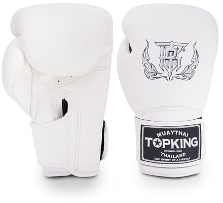 Top King Gloves Super Single Tone, White, 16oz.
