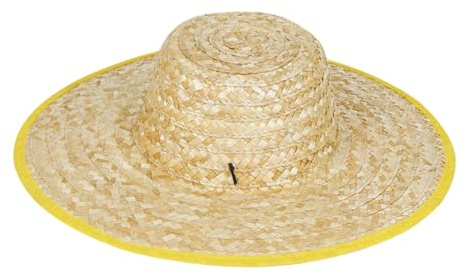 MagiDeal Cappello di protezione solare in paglia da lavoro, multifunzionale, funzionale, leggero con coulisse per attività all'aperto, Diametro 45 cm