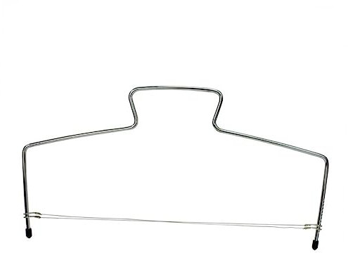 Amosfun coupe-gâteau en fil de fer Coupe-cake pour restaurant Coupe-cake pour café gâteaux de fil d'acier gâteau de fil diviseur trancheuse niveleur de gâteau calibreur de gâteau