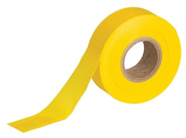 Glowster Cinta aislante 20mm x 19m amarilla, resistente al agua, para aislamiento eléctrico y reparaciones en hogar o industrias.