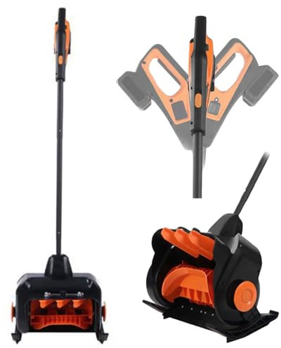 twostronking Spazzaneve Senza Fili da 41 Cm, con 2 Batterie da 15000 mAh, Regolazione a Tre velocità, Gittata di 10 M, Adatto per Cortili, Cantieri Edili, Fabbriche, ECC.