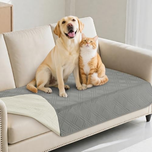 PICK FOR LIFE vattentätt hundfilt, 97 x 190 cm vattentätt överkast för soffa, säng & bil | halkfri, tvättbar hundfilt som skyddande underlag för stora och små hundar