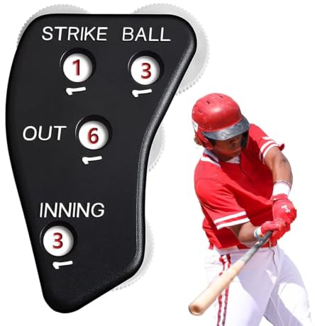 Baseball Counter Clicker, Baseball Domare Clicker Exakta bollar Innings | Utomhus Handhållen Counter Clicker för baseball softball målvakt