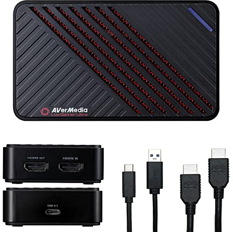 AVerMedia GC553 dispositivo para capturar video USB 3.0 - Capturadora de vídeo (240 pps, 480p,576p,720p,1080i,1080p,1440p,2160p, H.264+,H.265,H.265+, 116 g, 112,6 mm, 66,2 mm)