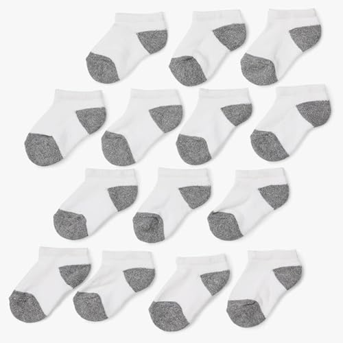 Amazon Essentials Unisex Kids Cotton Low-Cut Cushioned Sock