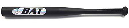 Heavy Duty Baseball Bat Alloy or Wooden Heavy Duty Training, Practice & Home Protection (29 Inch, black)