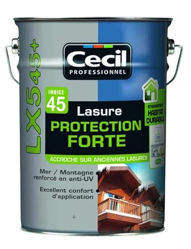 CECIL LX545 Lasure Protection Forte Châtaignier - 5 L