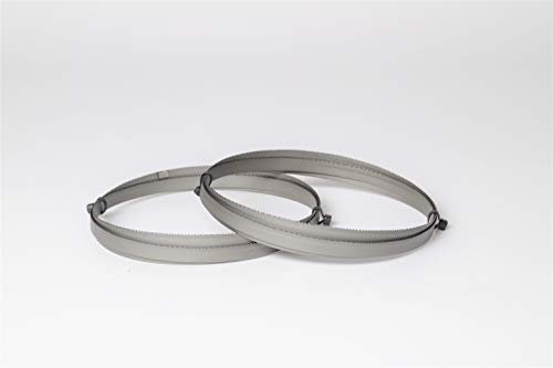 Encut - Set di 2 lame per sega a nastro ad alte prestazioni, 1140 x 13 x 0,65 mm, 10-14 denti bimetallici M42, ad esempio per Güde MBS 105 V