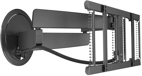 Vogel's TVM 7655 Signature Schwenkbare TV Wandhalterung für 40-77 Zoll Fernseher, Premium DesignMount TV Halterung schwenkbar bis zu 120°, Max 35 kg, VESA 200x100 bis zu 600x400