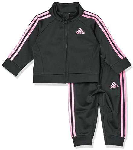 adidas Baby - Girls 2-piece Classic Jersey Track Suit Jacket & Pants Trainingsuit made of Jersey, 24 Months