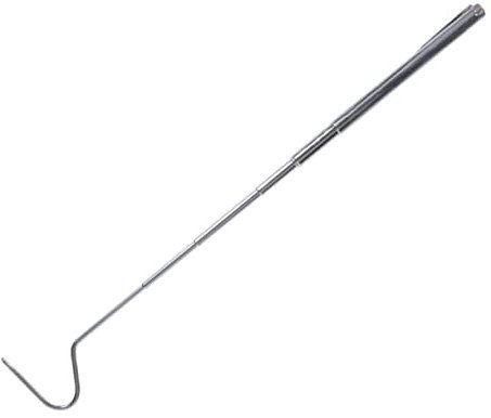 VILLFUL Edelstahl Schlangenhaken 68cm Einziehbar Für Reptilien Tragbares Fangwerkzeug Geeignet Für Schlangen Und Reptilien