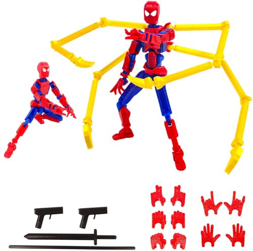 Gytera Spider-Guy Actionfiguren für Kinder, 13.5 cm Mit Beweglichen Gliedmaßen Superhelden Spielzeug, Action Figuren für Kinder EIN Geburtstagsgeschenk für Einen Jungen Mädchen