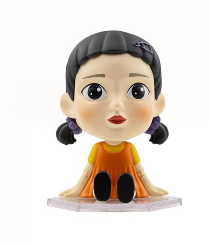 YuMe Squid Game Bobble Head - Young-Hee 2.5 Mini Figure Collectable in Hero Window Box | Officially Licensed Netflix Merchandise | Toy Gift for Kids, Adults & Series Fans | Collect All 4 Figures