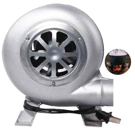 Accesorios para Barbacoa, soplador eléctrico de herrería, soplador centrífugo para barbacoas, Ventilador con Bomba pequeña, Ventilador portátil para Chimenea y Encendedor